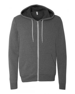 BELLA + CANVAS-Unisex Sponge Fleece Full-Zip Hoodie-3739